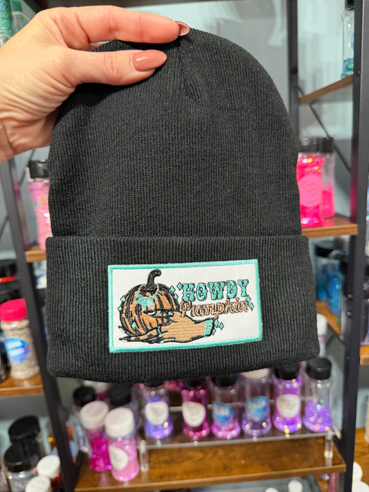 Howdy pumpkin beanie