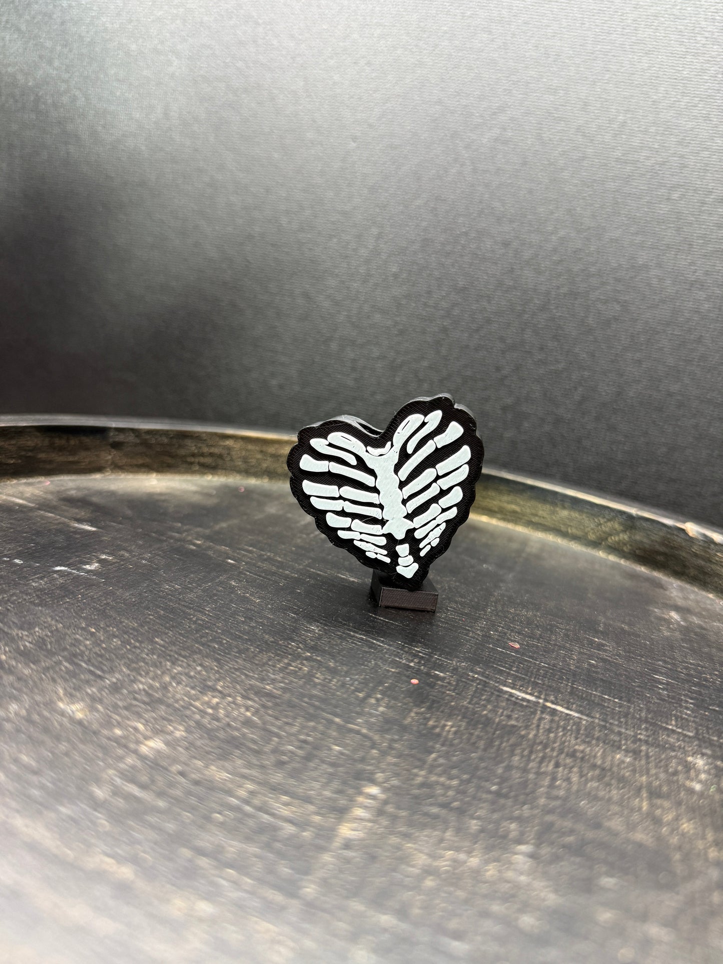 Skull Heart Topper