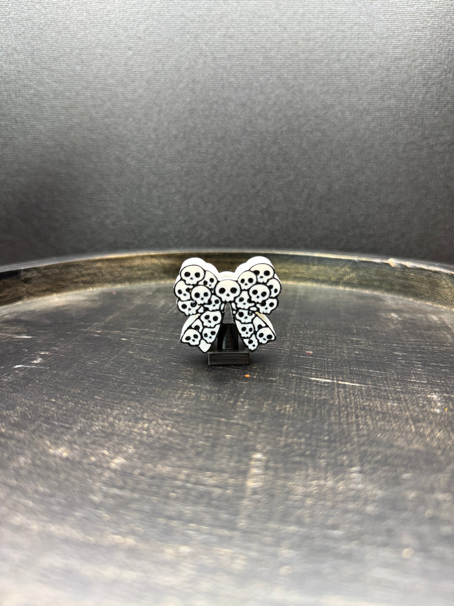 Skull Ribbon Topper