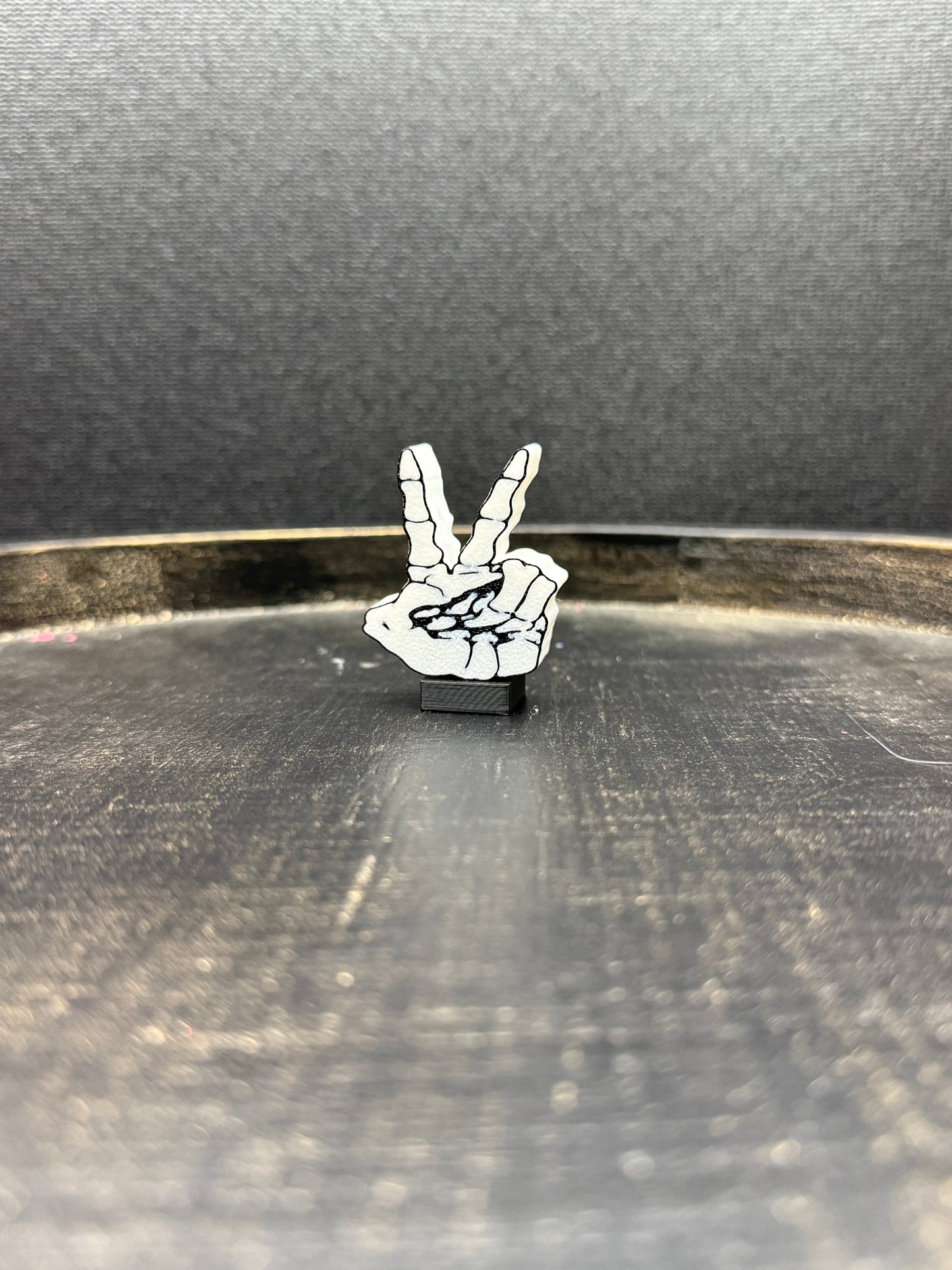 Skeleton Peace Topper