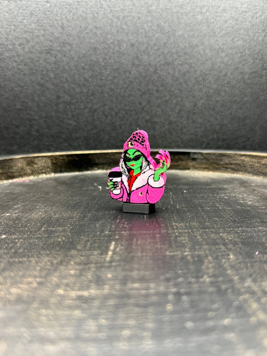 Bougie Grinch Topper