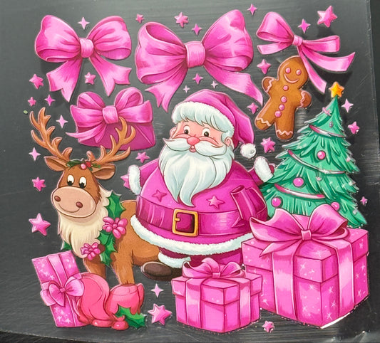 Santa with Reindeer wrap