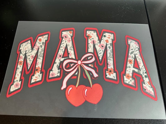 Mama with cherries