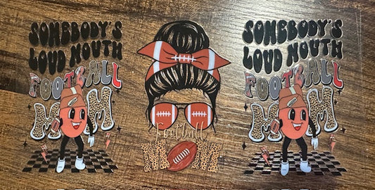 Loud mouth football mom