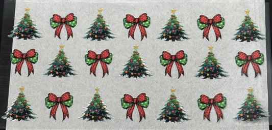 Christmas tree and bow wrap